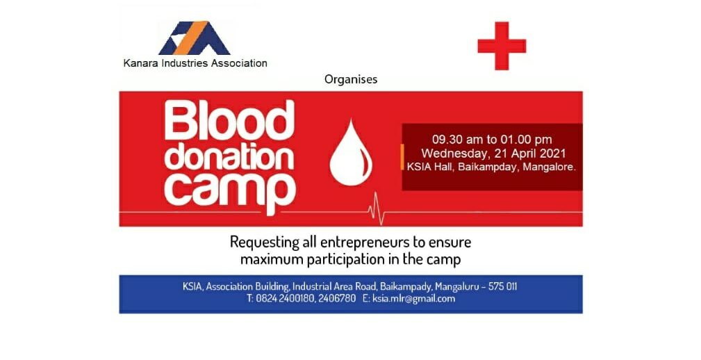 Blood Donation Drive to combat shortage due to Co-vid vaccination drive – April 2021