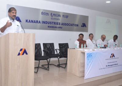 Interactive Session with Dr. Murugesh R Nirani, Hon'ble Minister for Large & Medium Industries, Govt. of Karnataka