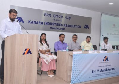 Interactive Session with Sri. V Sunil Kumar, Hon’ble Minister for Energy and Kannada & Culture, Govt. of Karnataka and District Incharge Minister for Dakshina Kannada District.